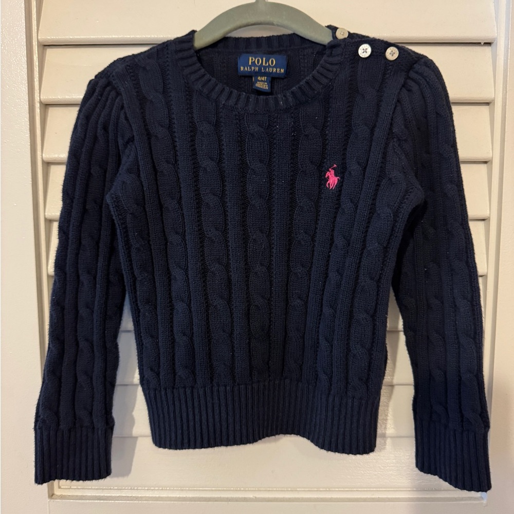 Kids Polo Ralph Lauren Cable Knit Sweater